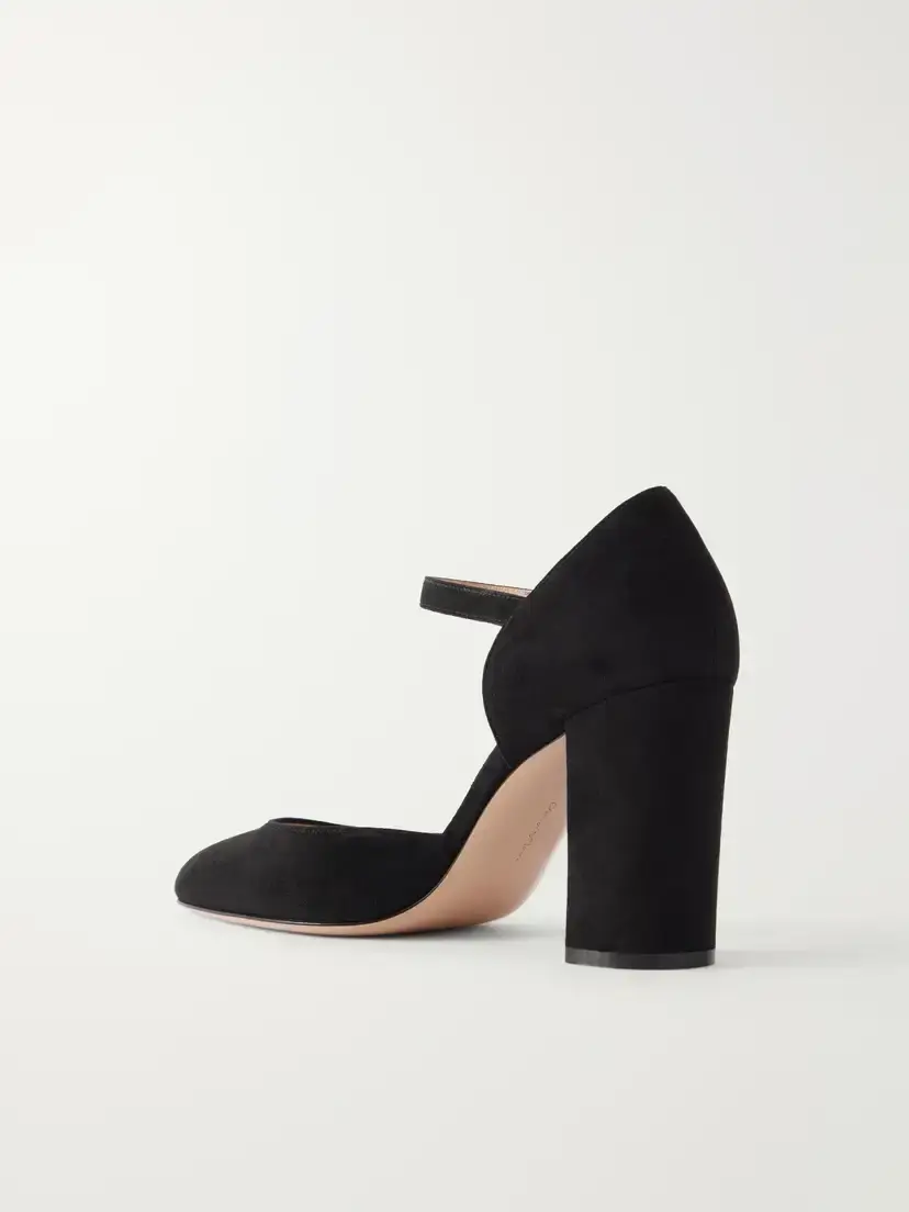 Gianvito Rossi 85 Suede Pumps | Thumbnail 3