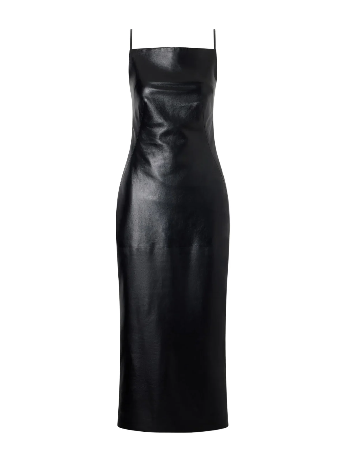 Leather Midi Dress