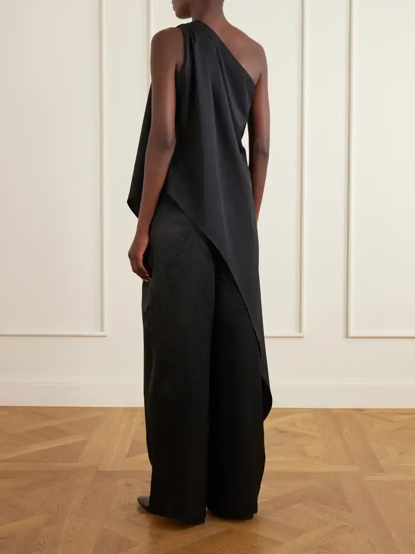 Abadia Ayla One-shoulder Wool-blend Blouse | Thumbnail 3 Abadia Ayla One-shoulder Wool-blend Blouse | Thumbnail 3