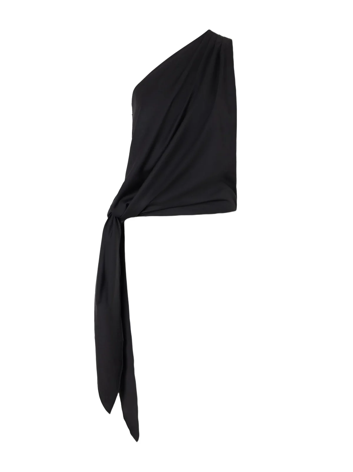 Ayla One-shoulder Wool-blend Blouse Ayla One-shoulder Wool-blend Blouse