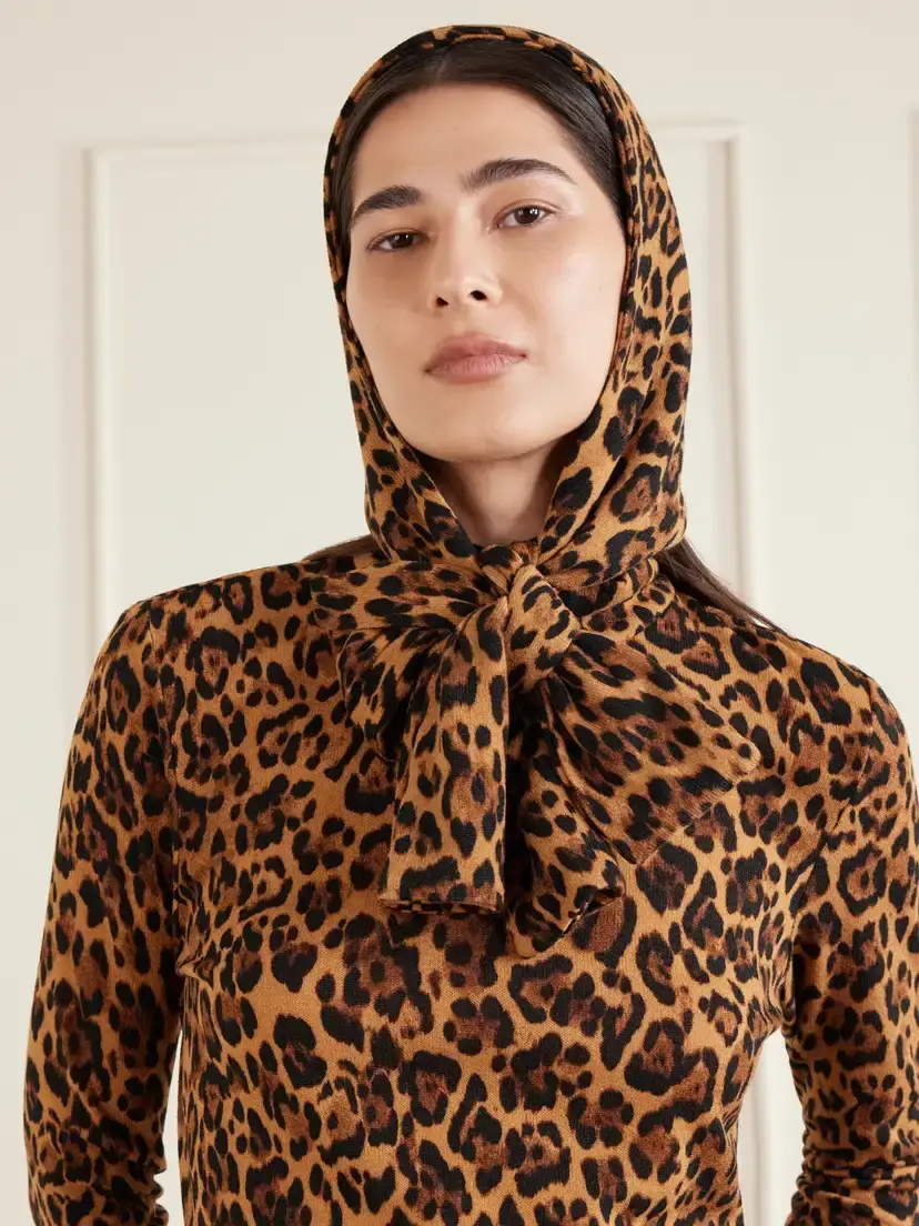 ANNA SUI Honey Animal-print Jersey Wrap | Thumbnail 2
