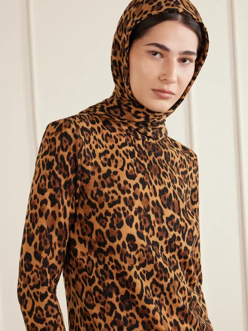 ANNA SUI Honey Animal-print Jersey Wrap | Thumbnail 4