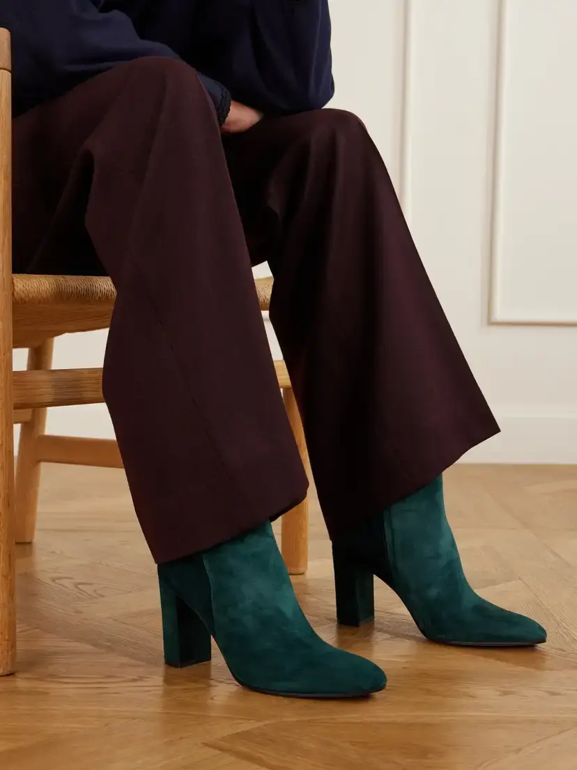 Gianvito Rossi Lisa 85 Suede Ankle Boots | Thumbnail 2 Gianvito Rossi Lisa 85 Suede Ankle Boots | Thumbnail 2