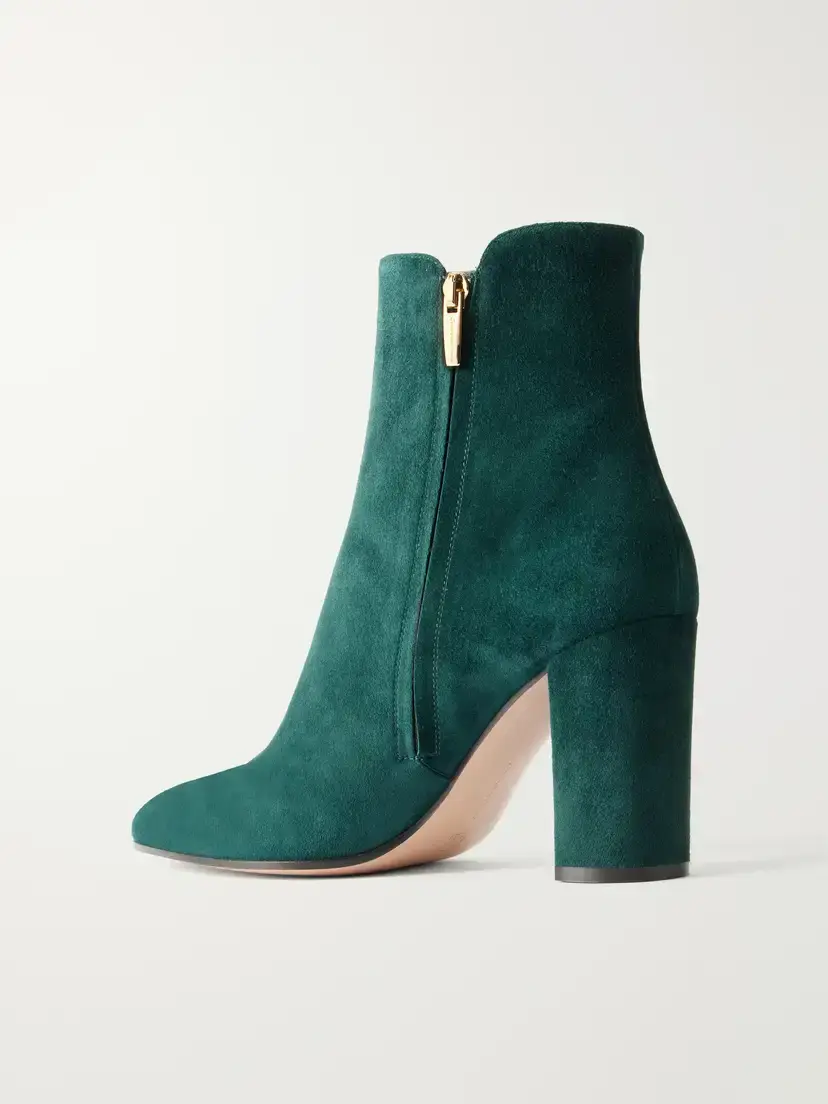 Gianvito Rossi Lisa 85 Suede Ankle Boots | Thumbnail 3 Gianvito Rossi Lisa 85 Suede Ankle Boots | Thumbnail 3