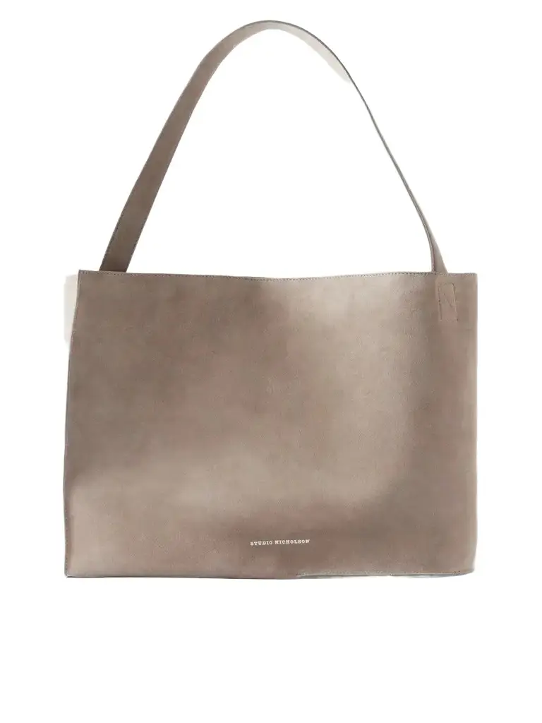 Studio Nicholson The Reflection Suede Tote | Image 1 Studio Nicholson The Reflection Suede Tote | Image 1