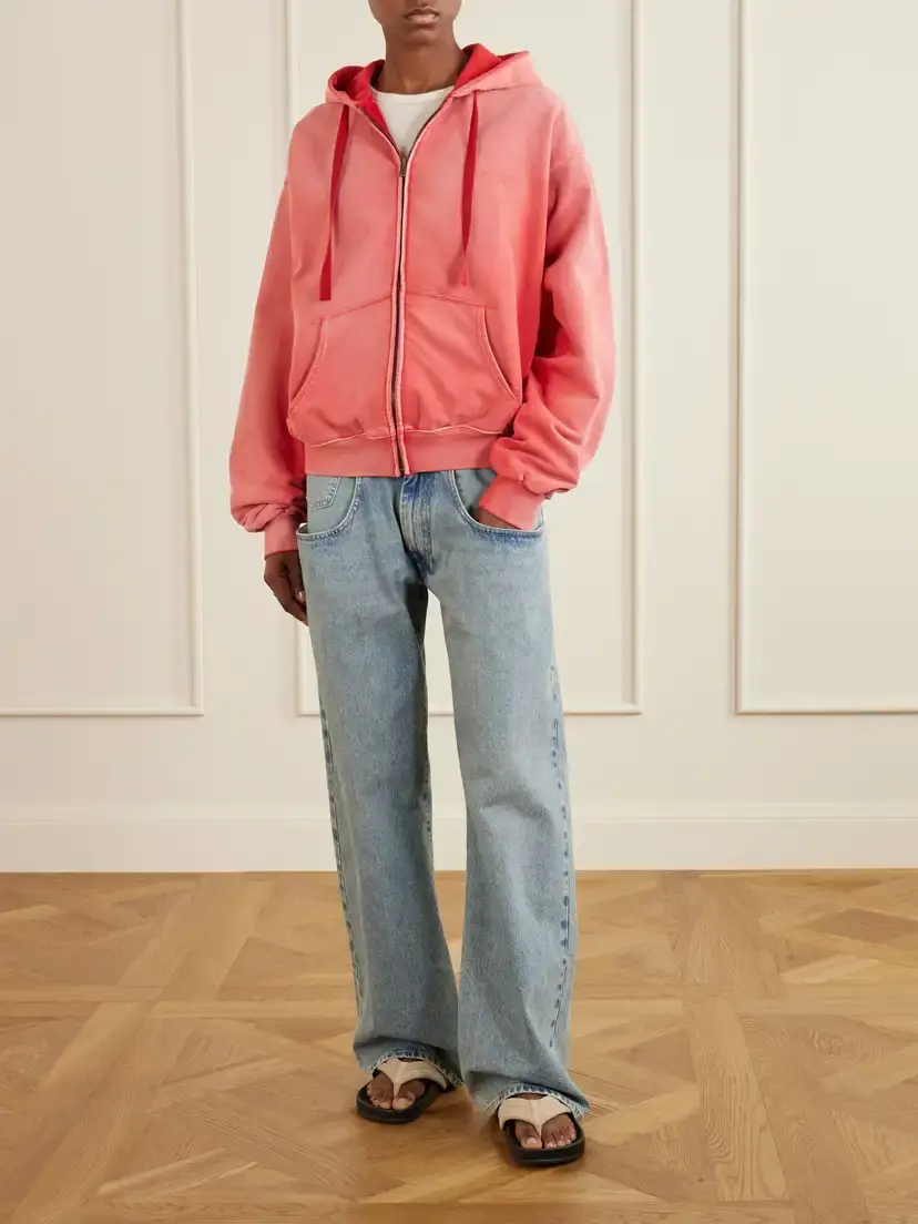 Maison Margiela Cotton-jersey Zip-up Hoodie | Thumbnail 2