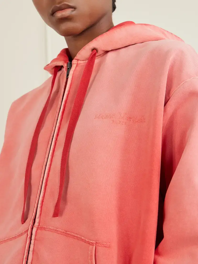 Maison Margiela Cotton-jersey Zip-up Hoodie | Thumbnail 5