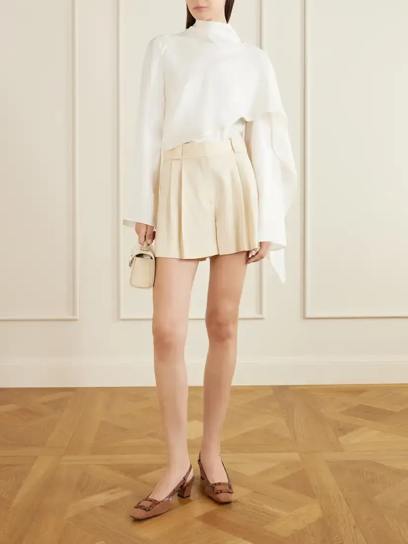 Roger Vivier 45 Snake-effect Leather-trimmed Suede Pumps | Thumbnail 4