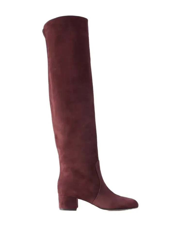 Gianvito Rossi 45 Suede Over-the-knee Boots | Image 1 Gianvito Rossi 45 Suede Over-the-knee Boots | Image 1