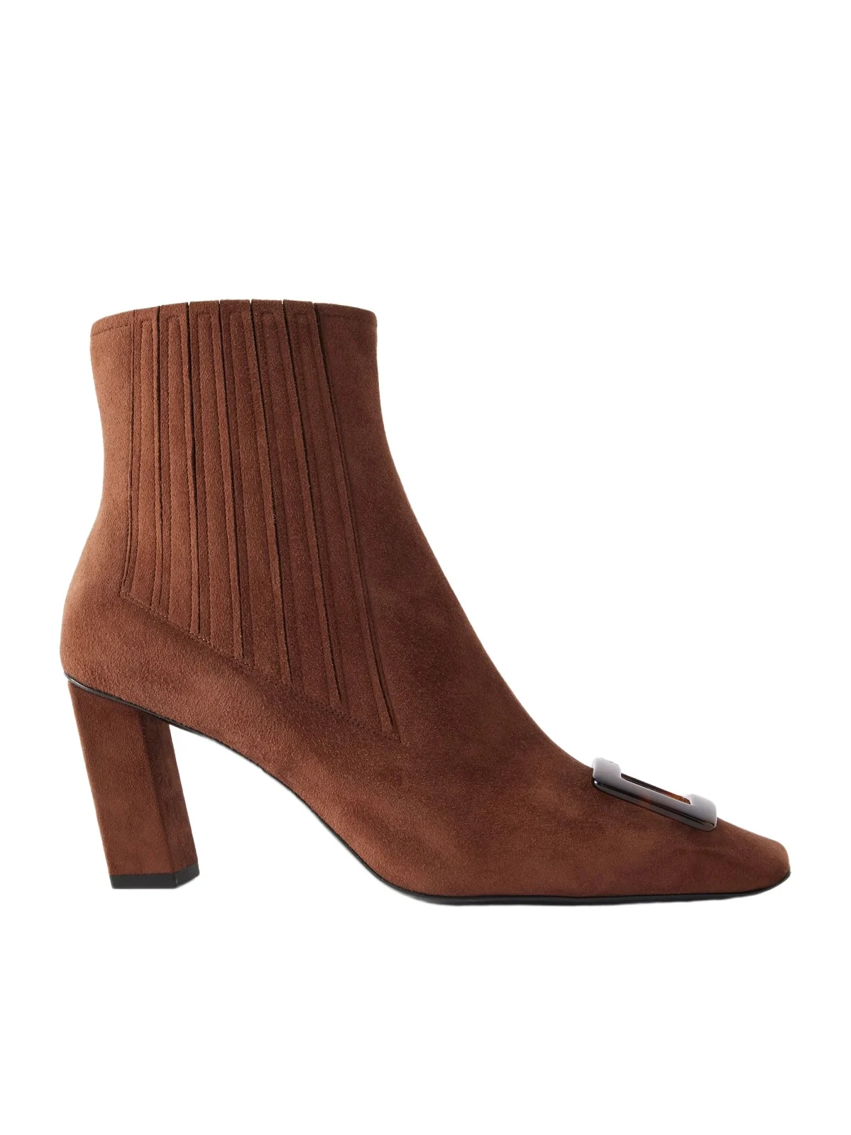 Belle Vivier 75 Embellished Suede Ankle Boots Belle Vivier 75 Embellished Suede Ankle Boots