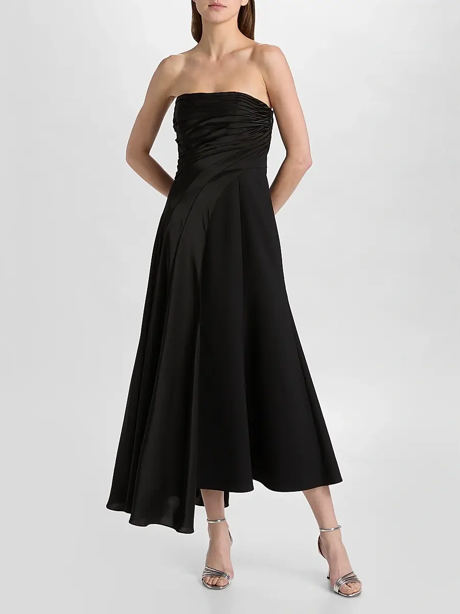 Cinq à Sept Women's Clarisse Strapless Midi Dress | Thumbnail 2