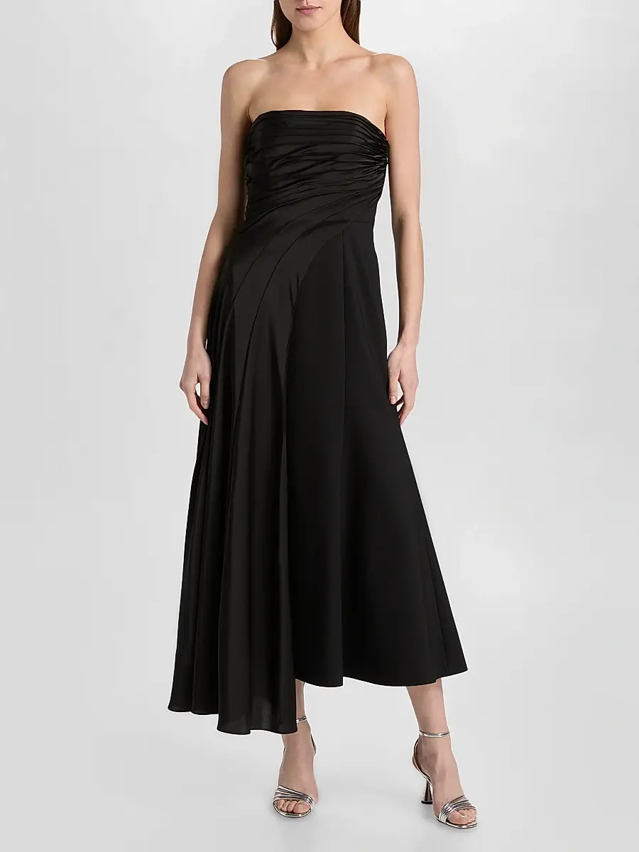 Cinq à Sept Women's Clarisse Strapless Midi Dress | Thumbnail 3
