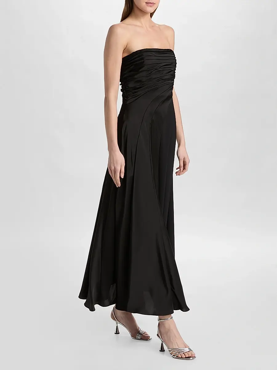 Cinq à Sept Women's Clarisse Strapless Midi Dress | Thumbnail 4