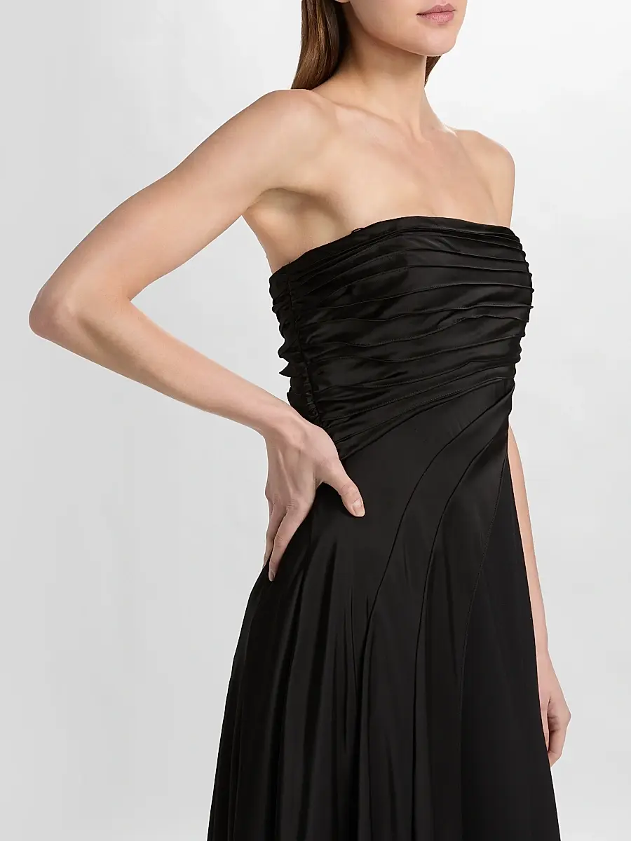 Cinq à Sept Women's Clarisse Strapless Midi Dress | Thumbnail 6