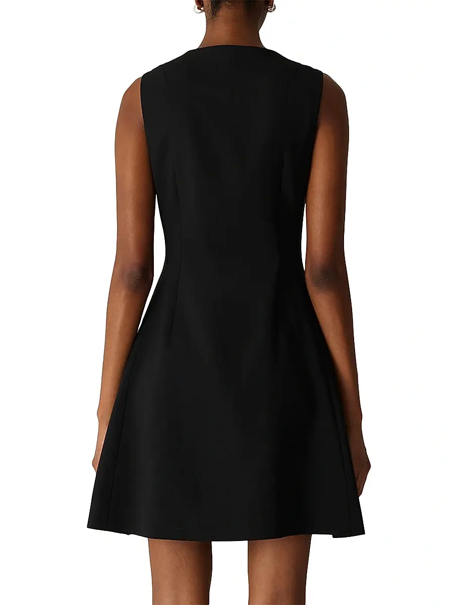 REBECCA TAYLOR Women's Double-Breasted Minidress | Thumbnail 5 REBECCA TAYLOR Women's Double-Breasted Minidress | Thumbnail 5
