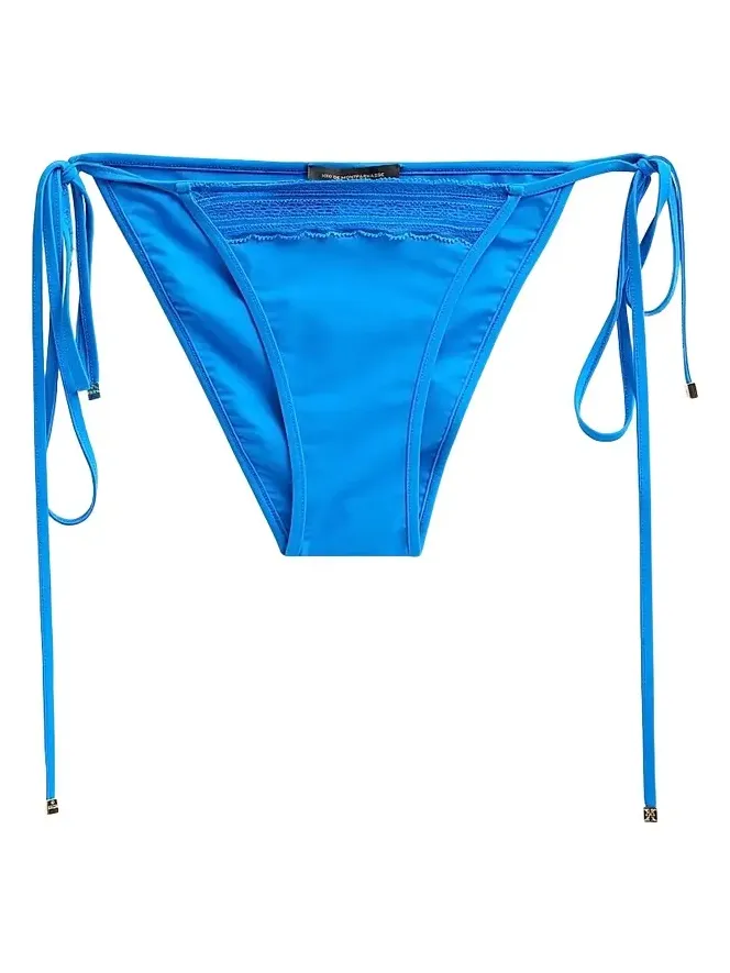 Women's Inset Lace String Bikini Bottom Women's Inset Lace String Bikini Bottom