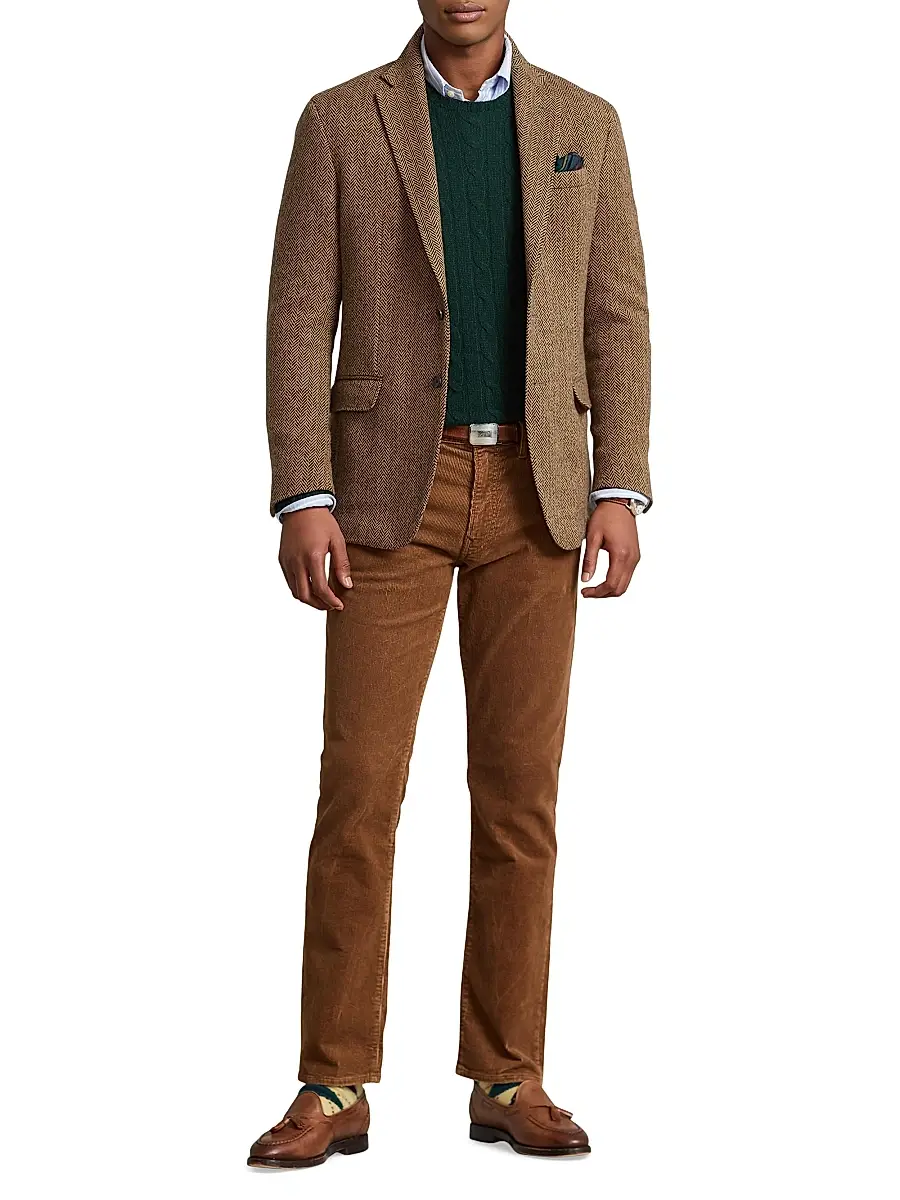 Polo Ralph Lauren Men's Herringbone Wool-Blend Two-Button Sport Coat | Thumbnail 2 Polo Ralph Lauren Men's Herringbone Wool-Blend Two-Button Sport Coat | Thumbnail 2