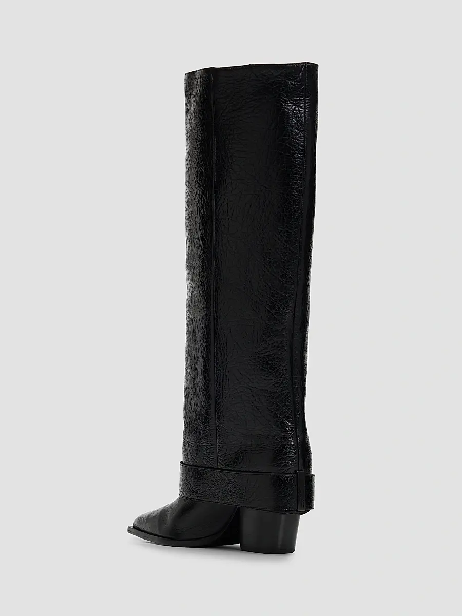 Schutz Women's Parker Up 85MM Leather Boots | Thumbnail 4 Schutz Women's Parker Up 85MM Leather Boots | Thumbnail 4