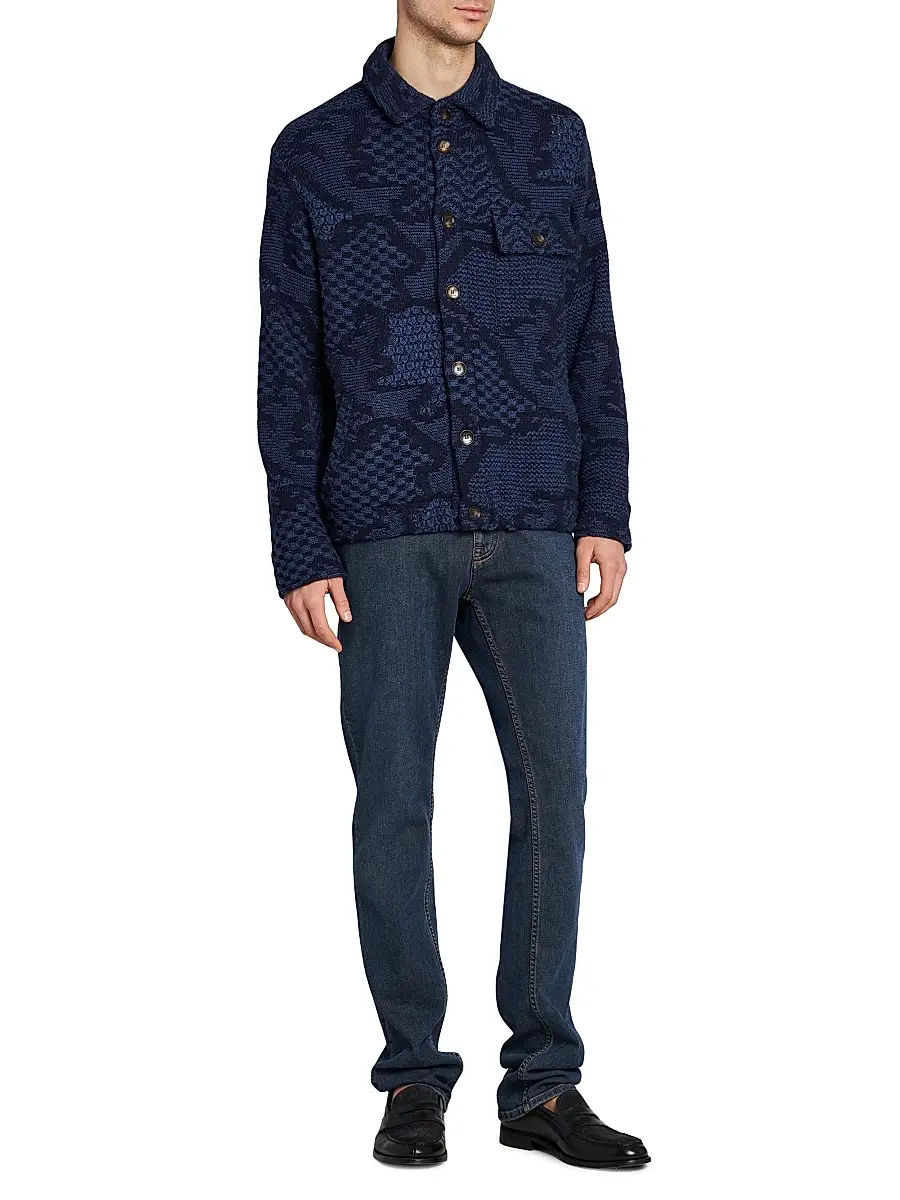Etro Men's Roma Knitted Overshirt | Thumbnail 2 Etro Men's Roma Knitted Overshirt | Thumbnail 2