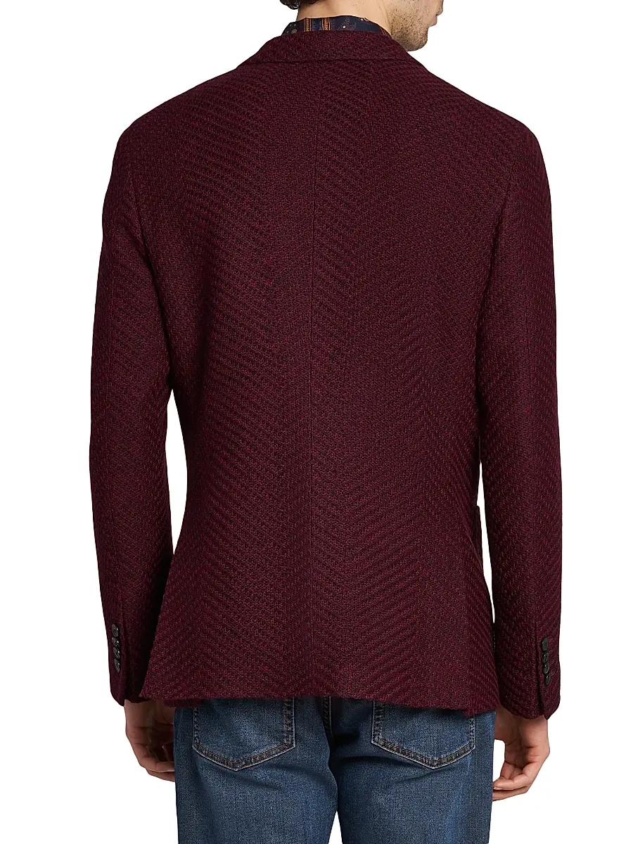 Etro Men's Roma Knitted Sport Coat | Thumbnail 5 Etro Men's Roma Knitted Sport Coat | Thumbnail 5