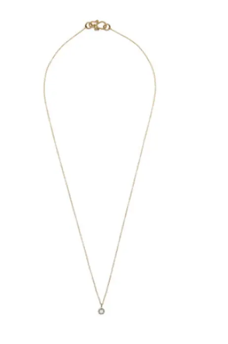 Sophie Bille Brahe Lily Diamant Simple 18K Yellow Gold Necklace