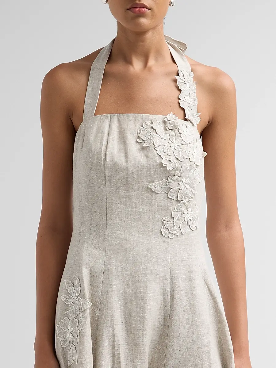 SACHIN & BABI Women's Pippa Linen Blend Midi Dress | Thumbnail 5 SACHIN & BABI Women's Pippa Linen Blend Midi Dress | Thumbnail 5