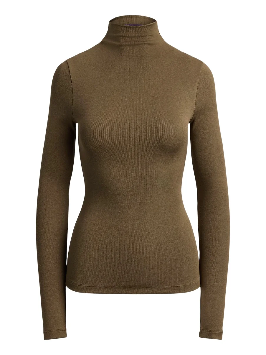 Women's Catia Mockneck Rib-Knit Stretch-Silk Top Women's Catia Mockneck Rib-Knit Stretch-Silk Top