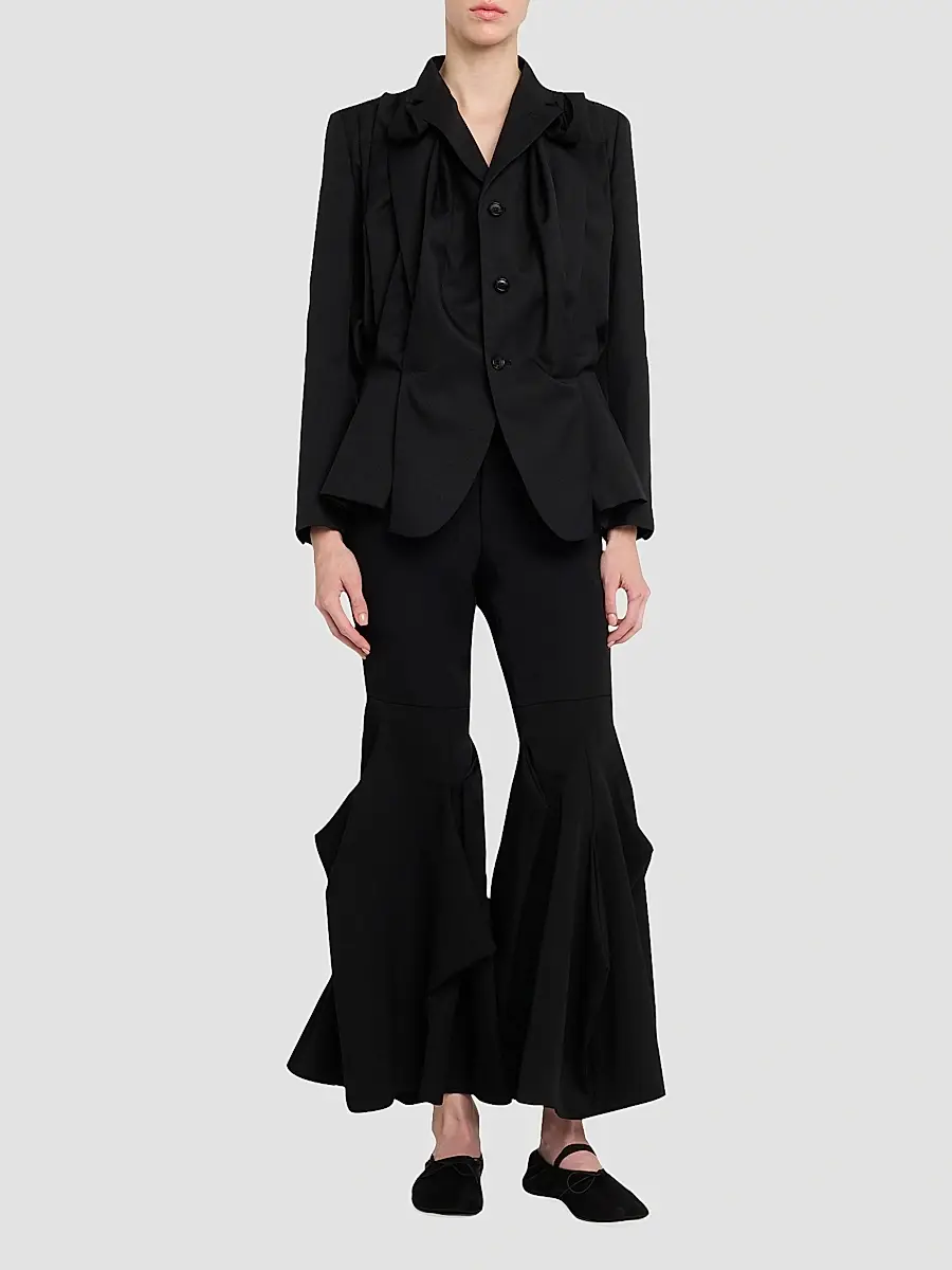 Comme des Garçons Women's Satin Three-Button Jacket | Thumbnail 2 Comme des Garçons Women's Satin Three-Button Jacket | Thumbnail 2