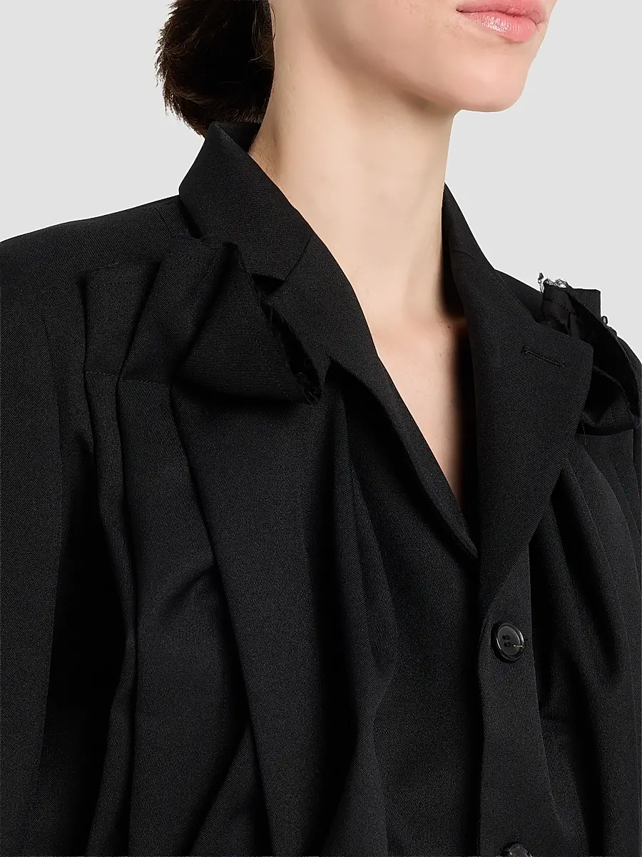 Comme des Garçons Women's Satin Three-Button Jacket | Thumbnail 5 Comme des Garçons Women's Satin Three-Button Jacket | Thumbnail 5