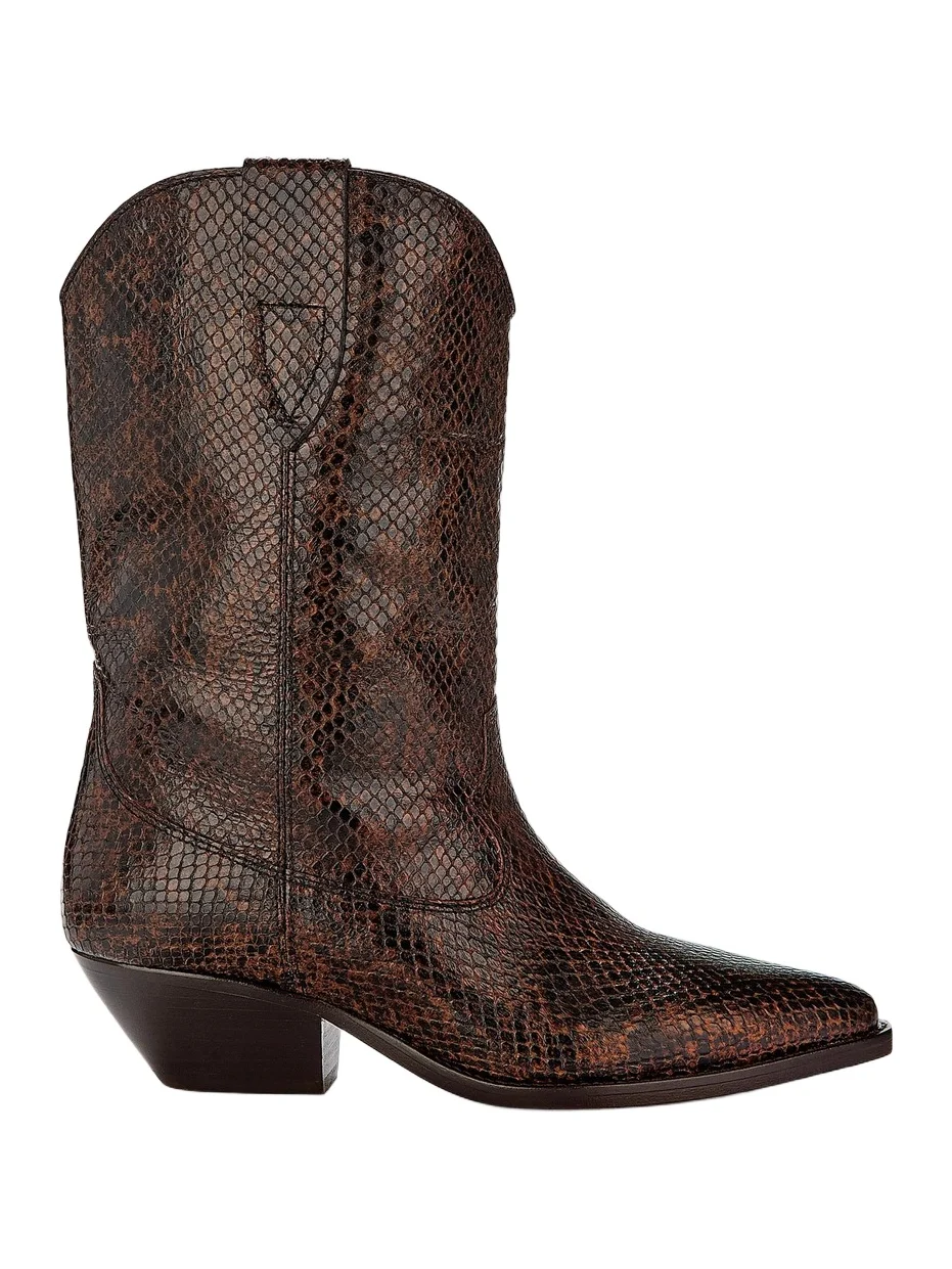 Isabel Marant Women's Duerto 40MM Leather Cowboy Boots
