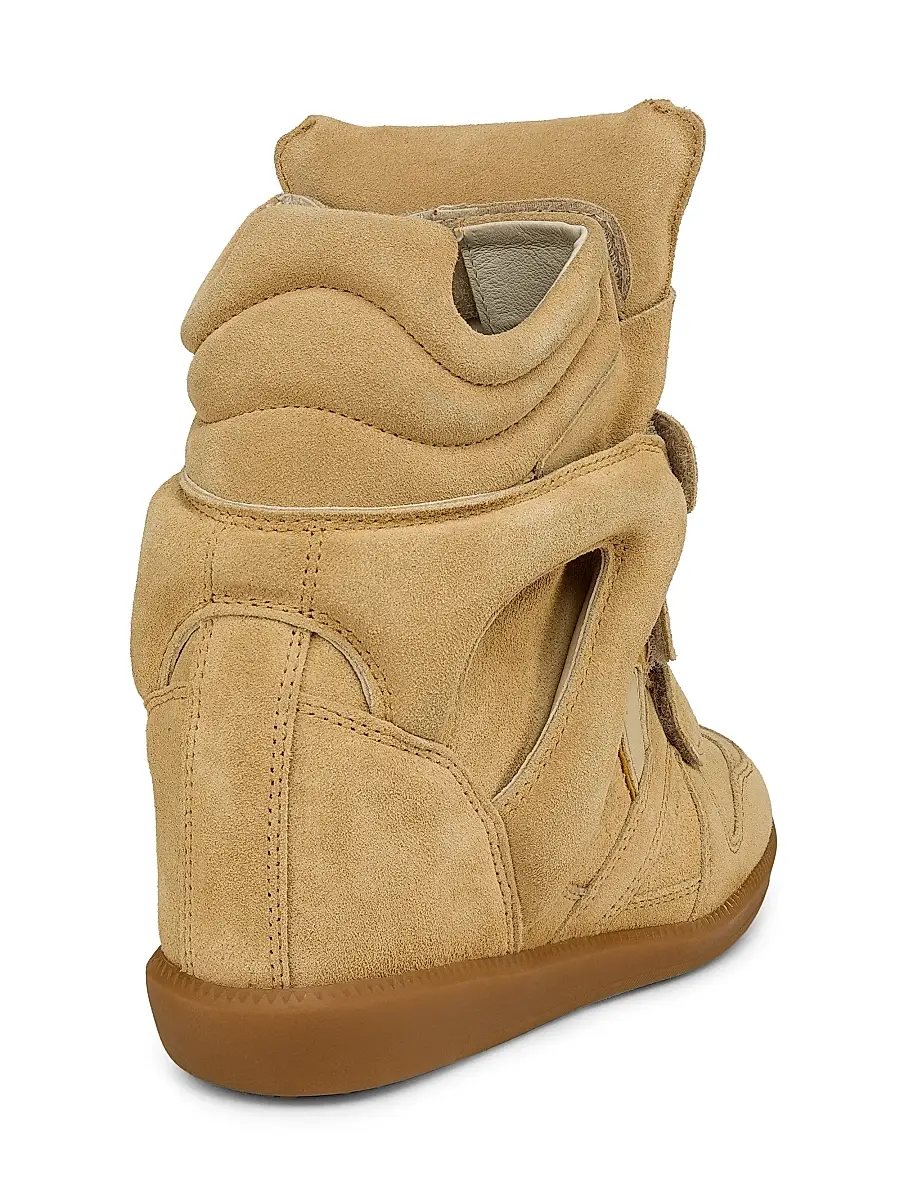 Isabel Marant Women's Bekett 50MM Suede High-Top Sneakers | Thumbnail 3 Isabel Marant Women's Bekett 50MM Suede High-Top Sneakers | Thumbnail 3