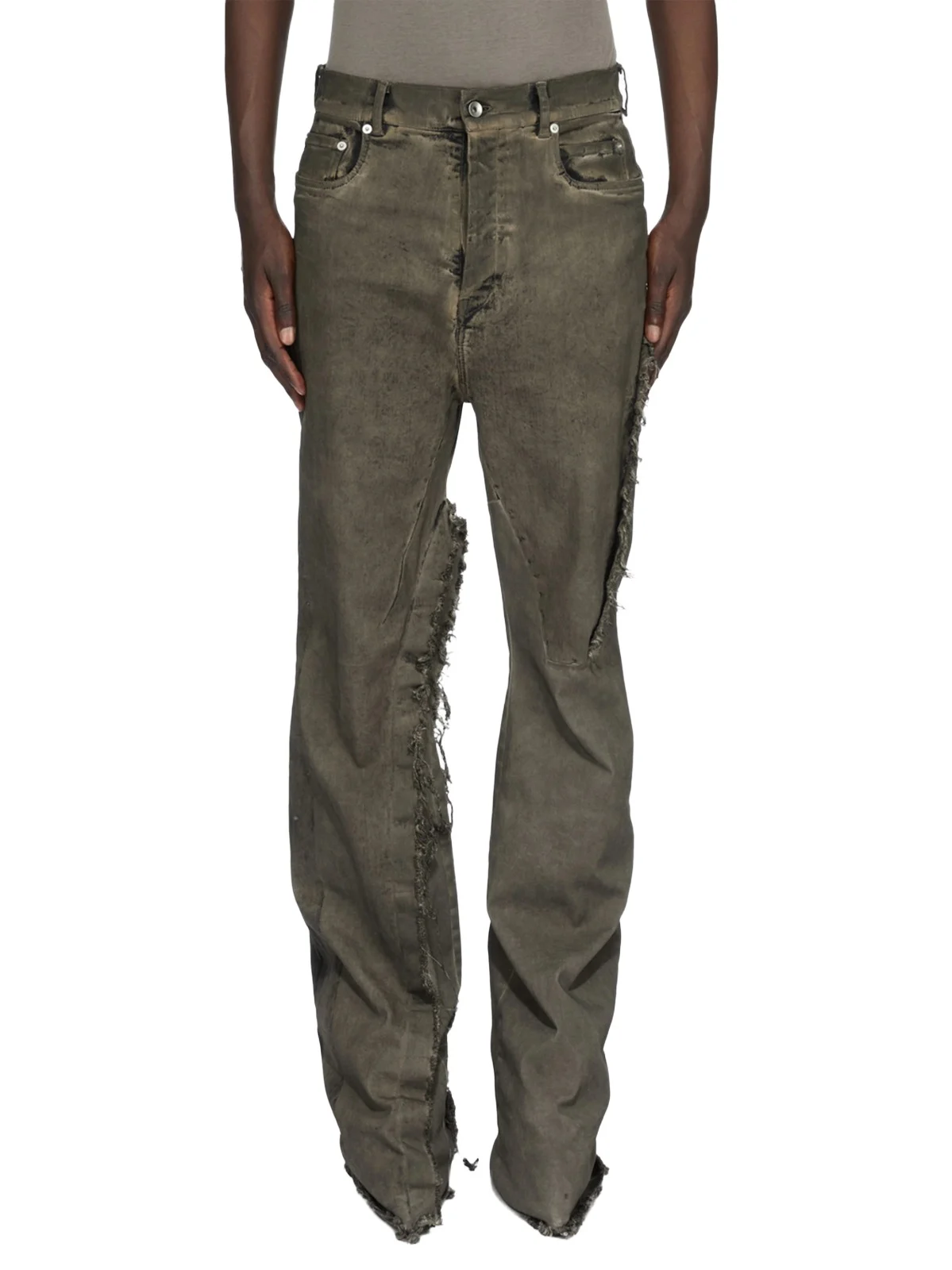 Rick Owens Men's Bolan Boot-Cut Jeans