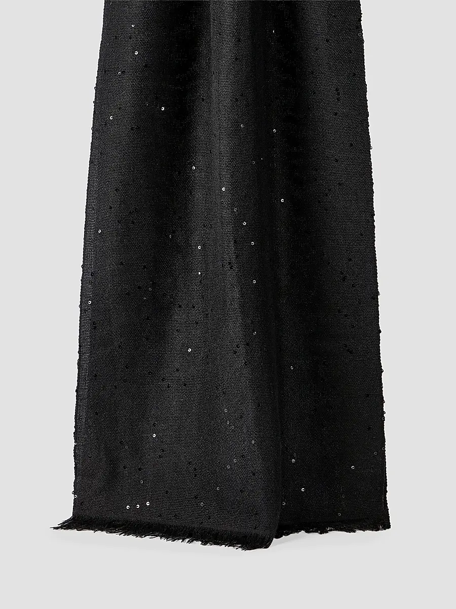 Brunello Cucinelli Women's Cashmere and Silk Diamond Yarn Scarf | Thumbnail 2