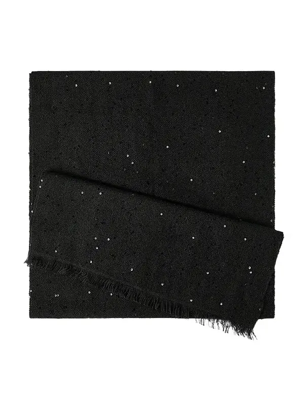 Brunello Cucinelli Women's Cashmere and Silk Diamond Yarn Scarf