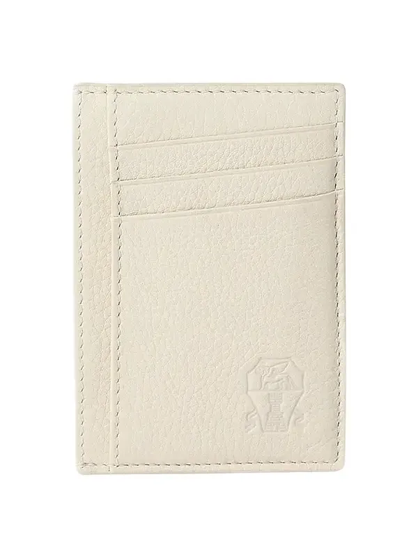 Brunello Cucinelli Men's Fine Grain Calfskin Card Holder