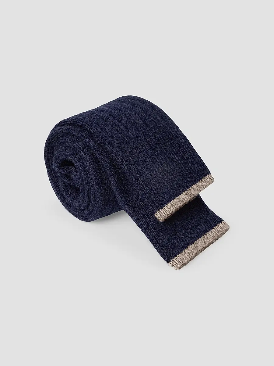 Brunello Cucinelli Men's Cashmere Rib Knit Socks | Thumbnail 2 Brunello Cucinelli Men's Cashmere Rib Knit Socks | Thumbnail 2