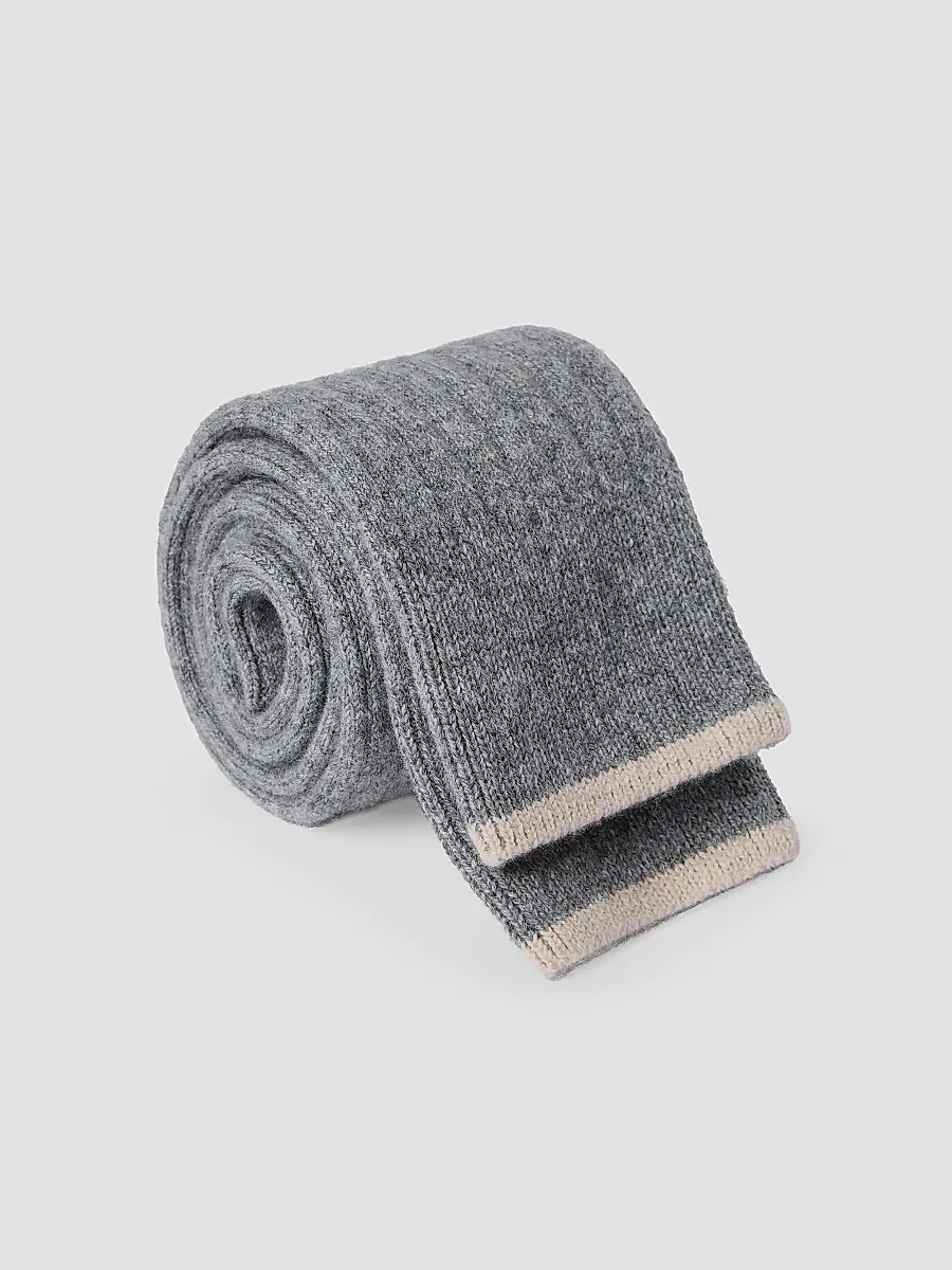 Brunello Cucinelli Men's Cashmere Rib Knit Socks | Thumbnail 2 Brunello Cucinelli Men's Cashmere Rib Knit Socks | Thumbnail 2