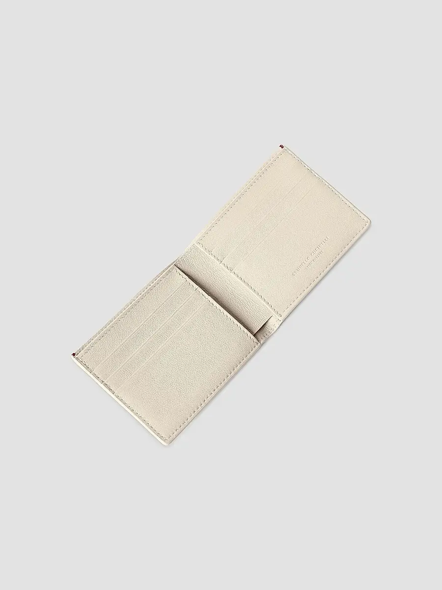 Brunello Cucinelli Men's Fine Grain Calfskin Wallet | Thumbnail 4 Brunello Cucinelli Men's Fine Grain Calfskin Wallet | Thumbnail 4