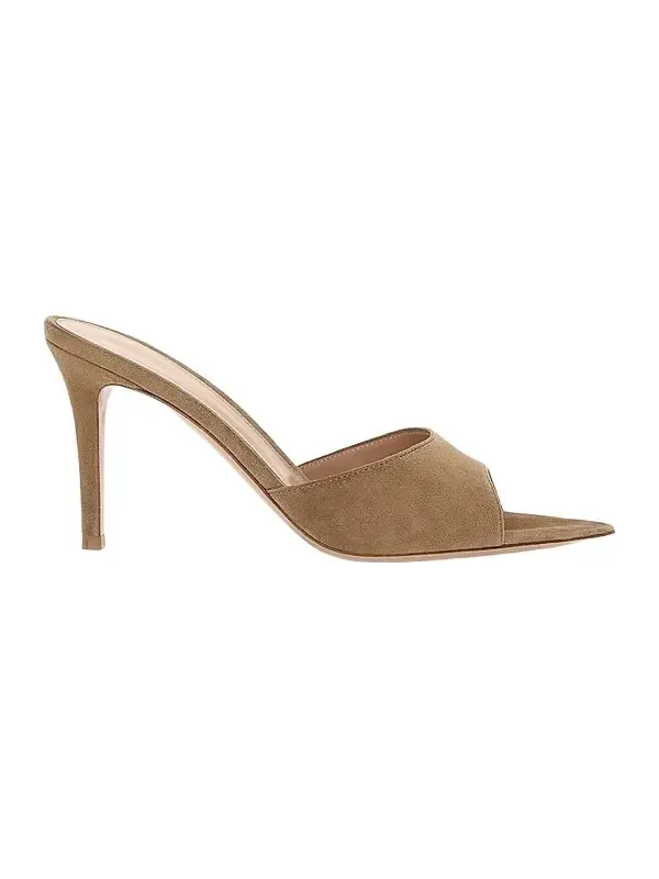 Women's Elle 85MM Suede Mules Women's Elle 85MM Suede Mules