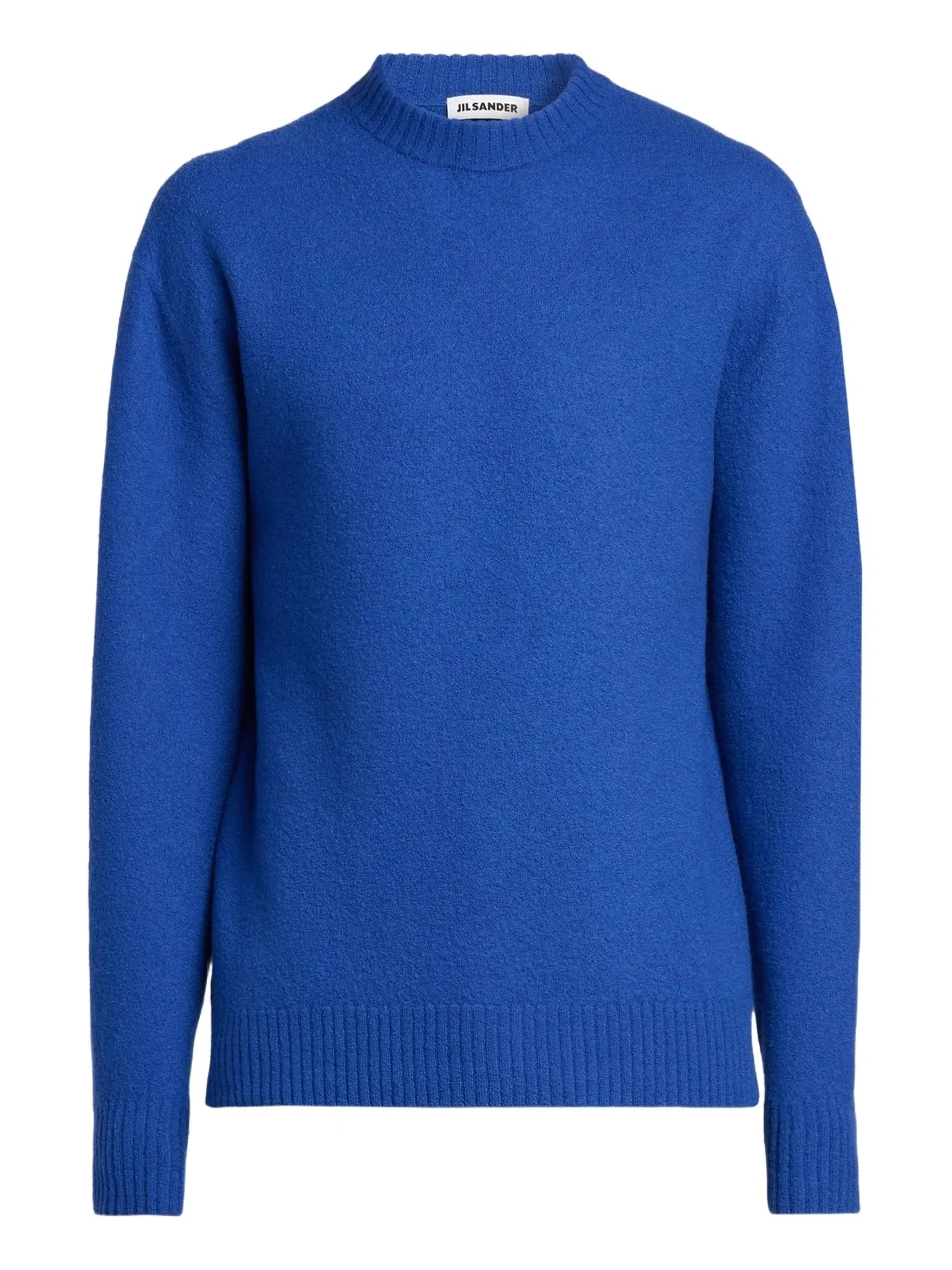 Jil Sander Men's Bouclé Wool-Cashmere Crewneck Sweater