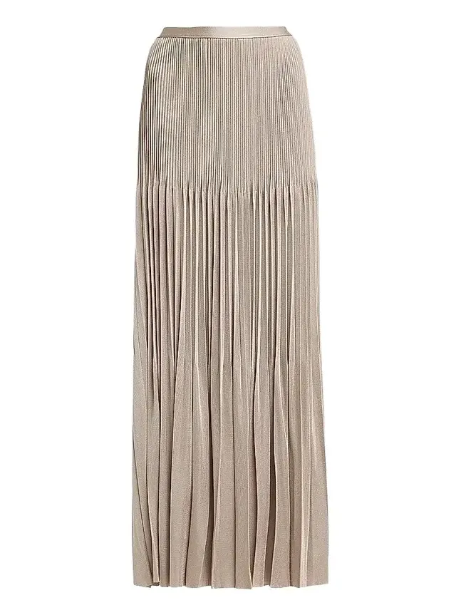 Women's Plissé Maxi Skirt