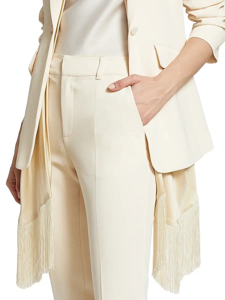 Cinq à Sept Women's Kerry Crepe Straight-Leg Pants | Thumbnail 6 Cinq à Sept Women's Kerry Crepe Straight-Leg Pants | Thumbnail 6