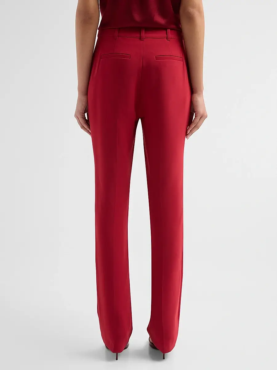 Cinq à Sept Women's Kerry Crepe Straight-Leg Pants | Thumbnail 3 Cinq à Sept Women's Kerry Crepe Straight-Leg Pants | Thumbnail 3