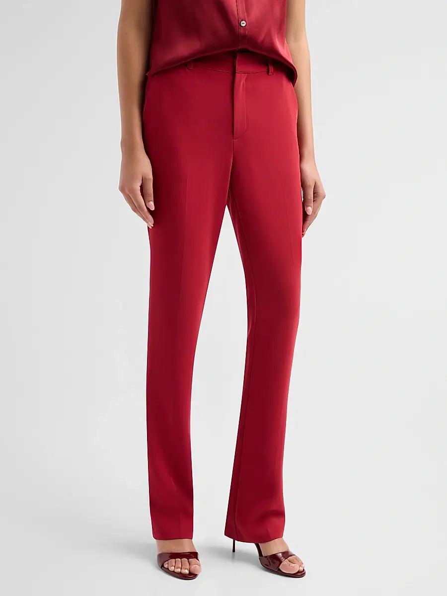 Cinq à Sept Women's Kerry Crepe Straight-Leg Pants | Thumbnail 4 Cinq à Sept Women's Kerry Crepe Straight-Leg Pants | Thumbnail 4