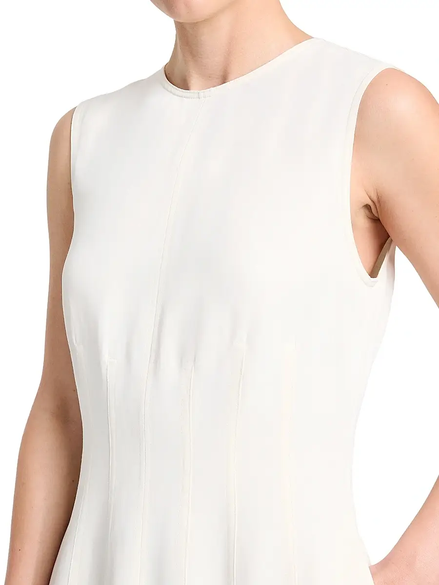 TWP Women's Crewneck Darted Midi Dress | Thumbnail 5 TWP Women's Crewneck Darted Midi Dress | Thumbnail 5