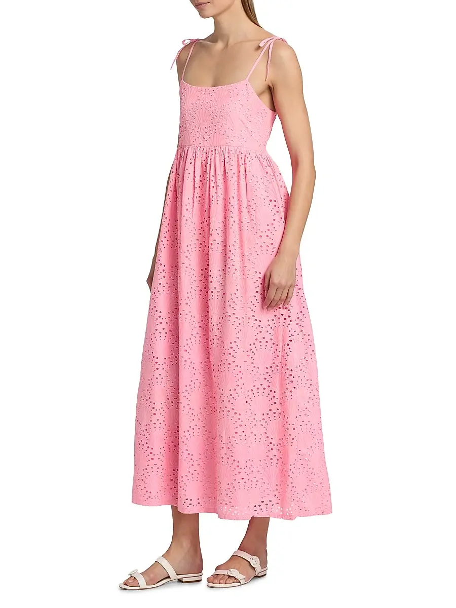BEACH RIOT Women's Valory Cotton Eyelet Maxi Dress | Thumbnail 4 BEACH RIOT Women's Valory Cotton Eyelet Maxi Dress | Thumbnail 4