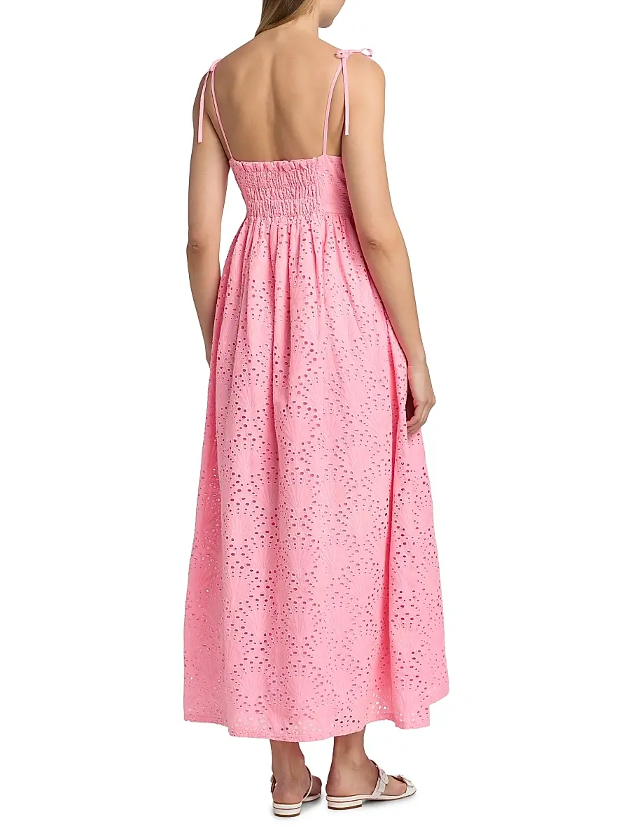 BEACH RIOT Women's Valory Cotton Eyelet Maxi Dress | Thumbnail 5 BEACH RIOT Women's Valory Cotton Eyelet Maxi Dress | Thumbnail 5