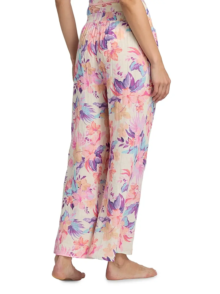BEACH RIOT Women's Hampton Cotton Wide-Leg Pants | Thumbnail 5