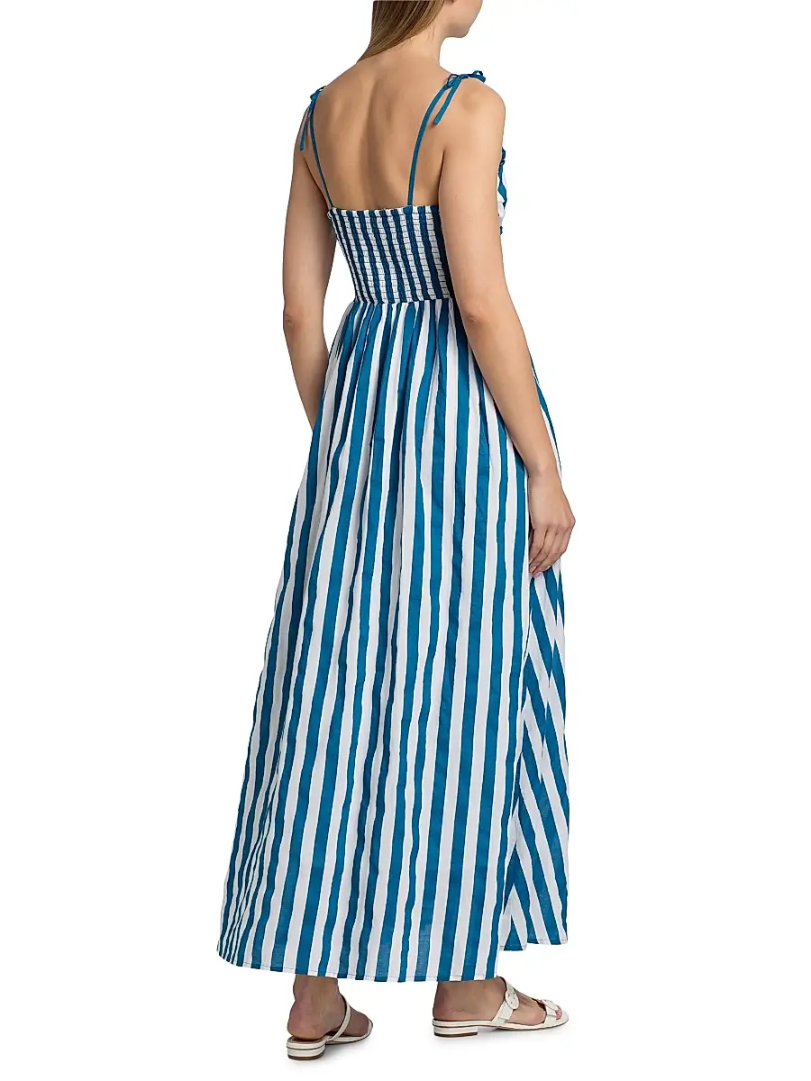 BEACH RIOT Women's Levie Striped Cotton Maxi Dress | Thumbnail 5 BEACH RIOT Women's Levie Striped Cotton Maxi Dress | Thumbnail 5