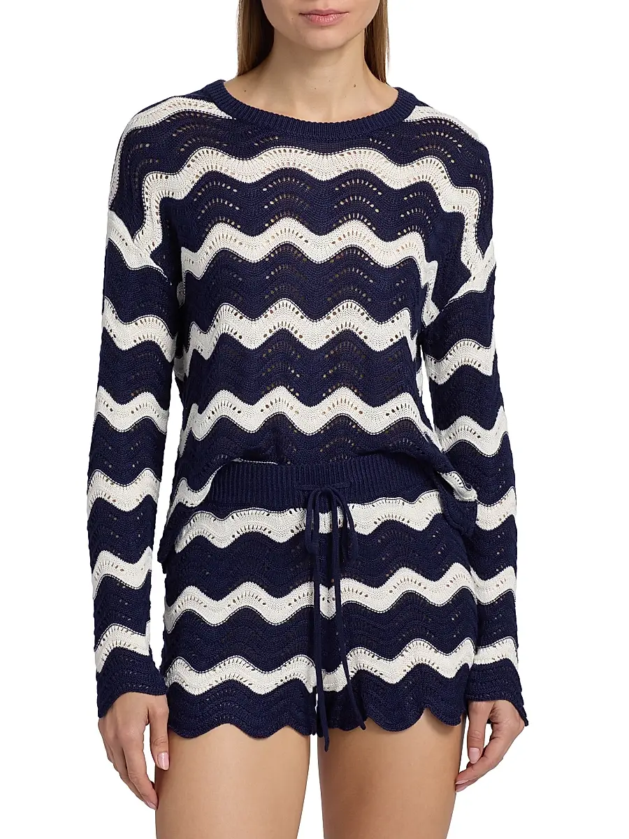 BEACH RIOT Women's Beach Chevron Sweater | Thumbnail 3 BEACH RIOT Women's Beach Chevron Sweater | Thumbnail 3